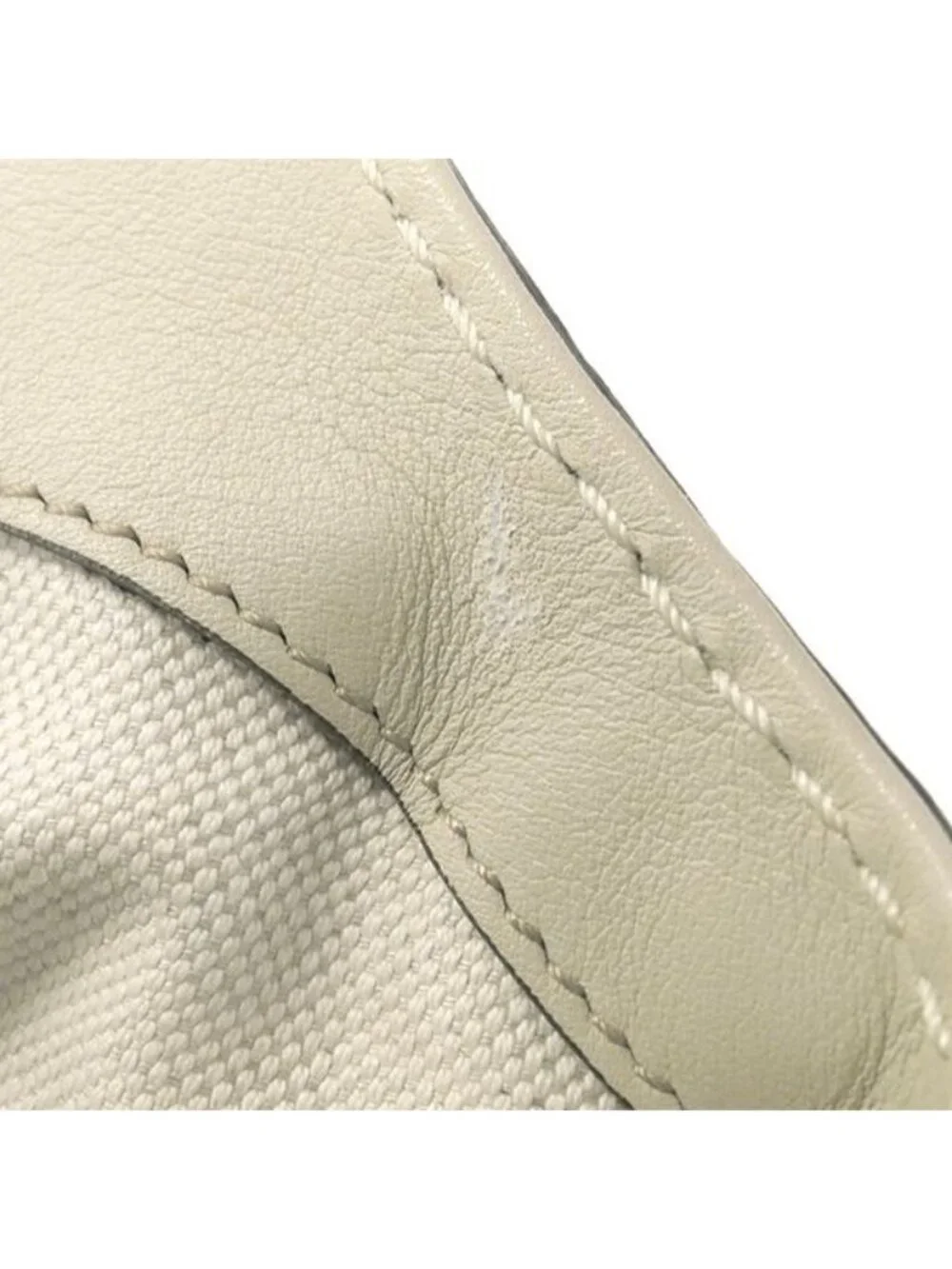Gucci Handbag Sookie Leather White Champagne Gold Off GG Guccissima Tote with